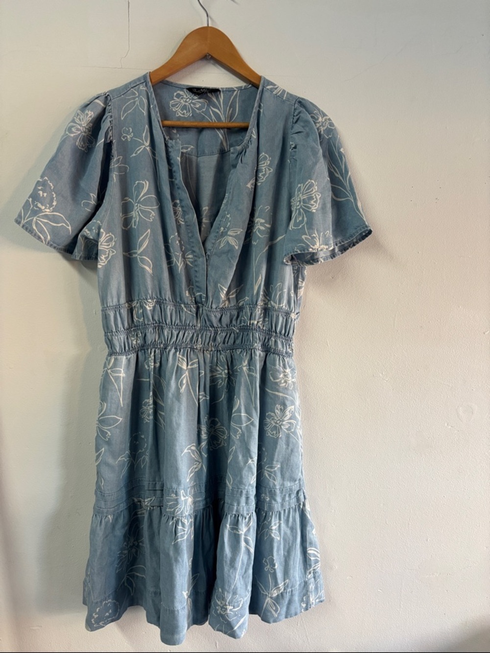 The Somerset denim Mini Dress - Picture 3 of 6